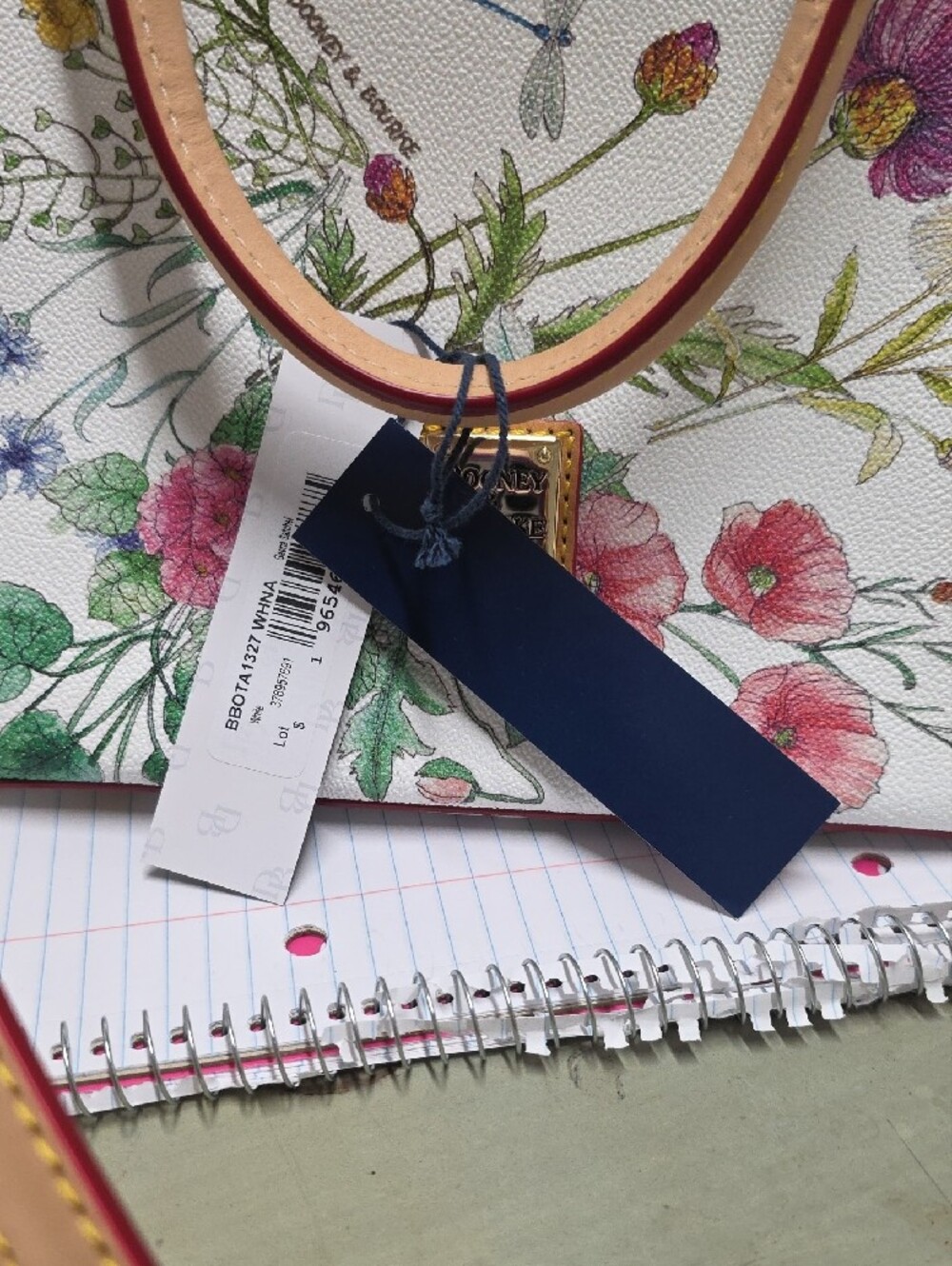 NWT Dooney & Bourke Geena Botanical Collection Satchel - Picture 8 of 10